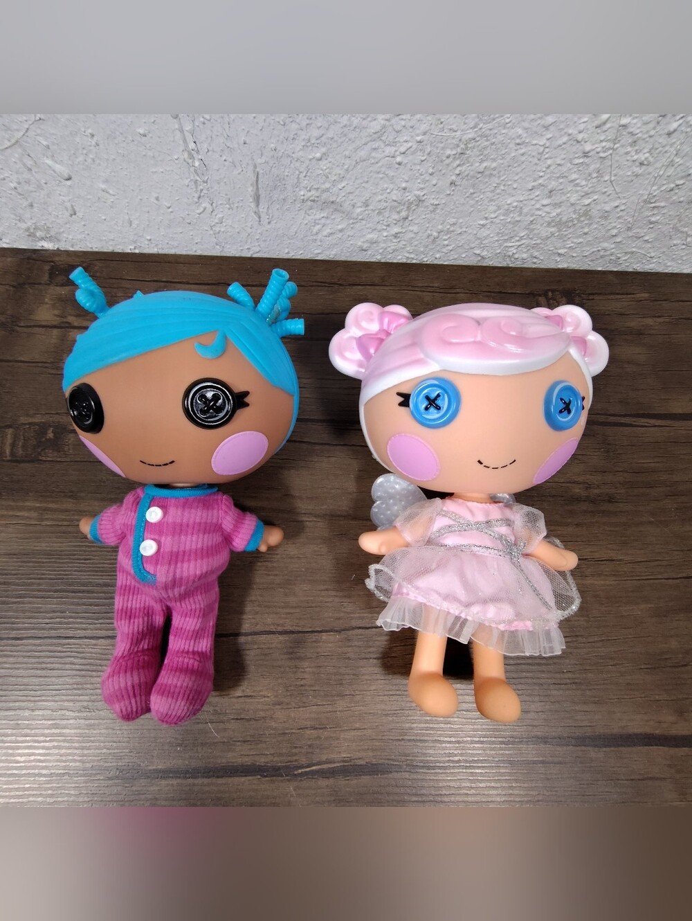 Lalaloopsy Doll Lot Of 2 (Sillyhair Snuggles & Breez E Sky)